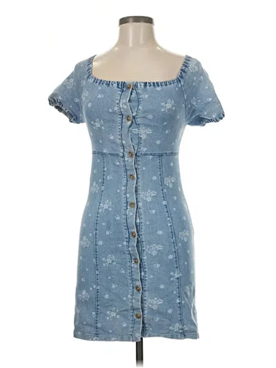 Pre-owned Derek Heart Casual Dress In Blue