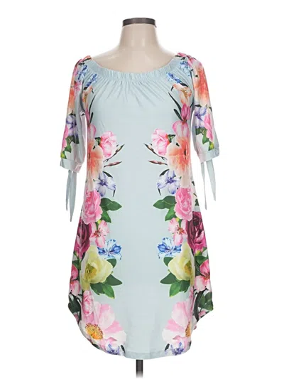 Pre-owned Derek Heart Casual Dress In Blue