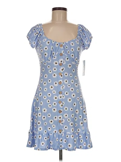 Derek Heart Casual Dress In Blue