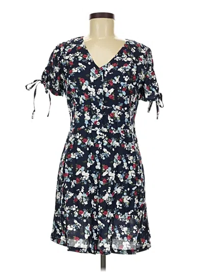 Pre-owned Derek Heart Casual Dress In Blue