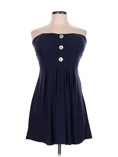 Pre-owned Derek Heart Casual Dress In Blue