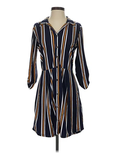 Pre-owned Derek Heart Casual Dress In Blue
