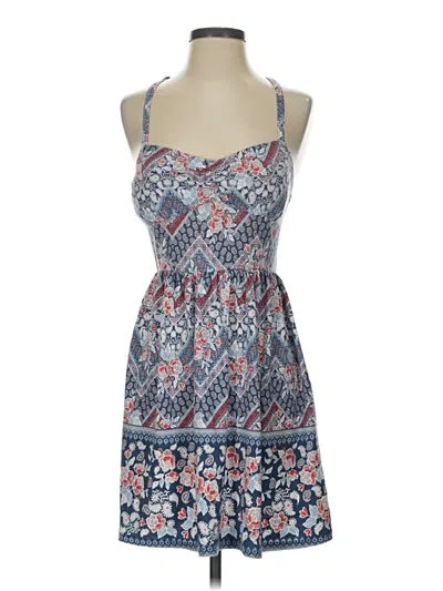Pre-owned Derek Heart Casual Dress In Blue