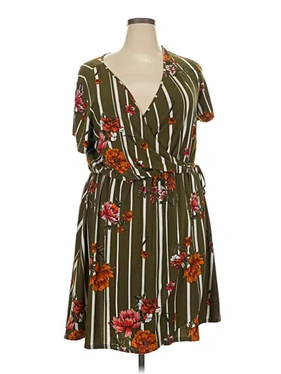 Pre-owned Derek Heart Casual Dress In Brown