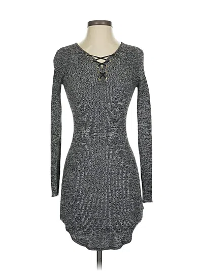 Pre-owned Derek Heart Casual Dress In Gray