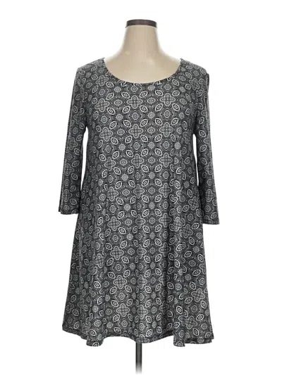 Pre-owned Derek Heart Casual Dress In Gray