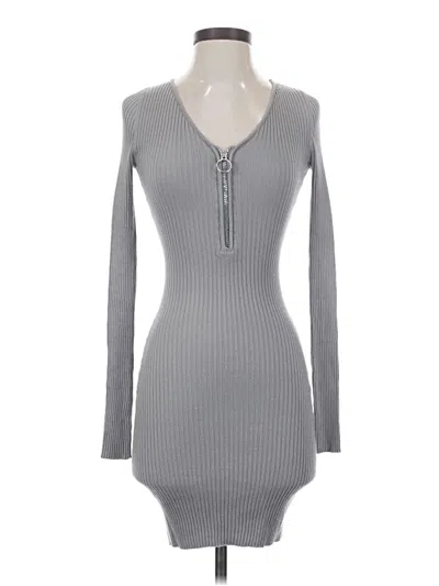 Pre-owned Derek Heart Casual Dress In Gray