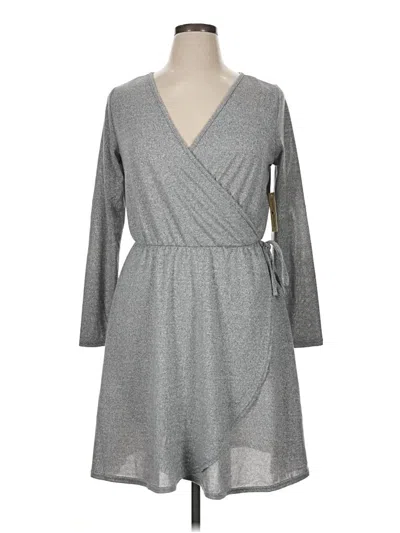 Derek Heart Casual Dress In Gray