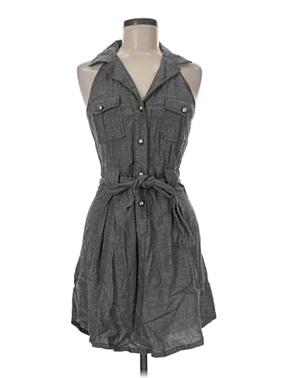 Pre-owned Derek Heart Casual Dress In Gray