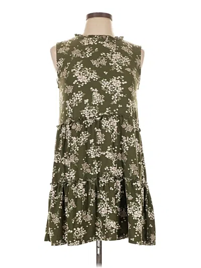 Pre-owned Derek Heart Casual Dress In Green