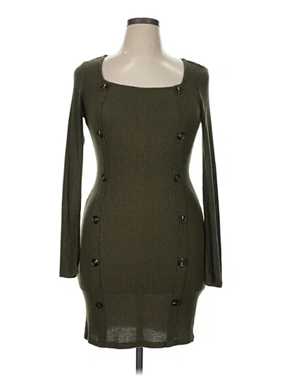 Pre-owned Derek Heart Casual Dress In Green