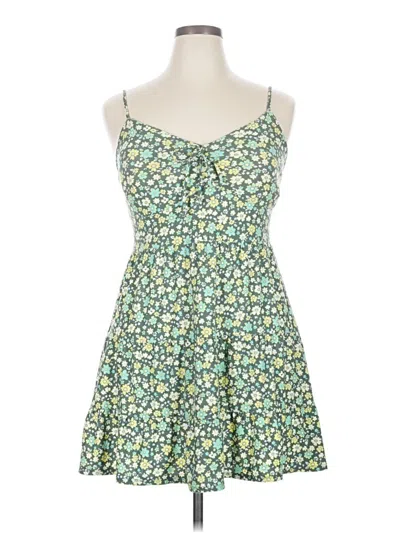 Pre-owned Derek Heart Casual Dress In Green