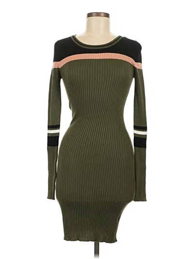 Pre-owned Derek Heart Casual Dress In Green