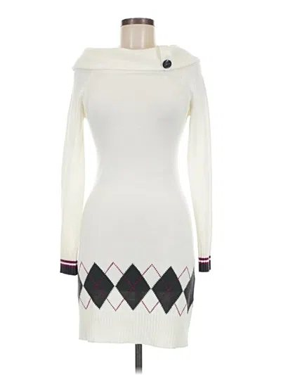Pre-owned Derek Heart Casual Dress In Ivory