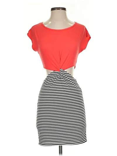Pre-owned Derek Heart Casual Dress In Orange