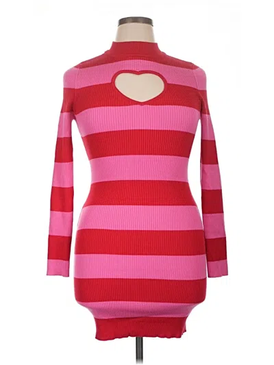 Pre-owned Derek Heart Casual Dress In Pink
