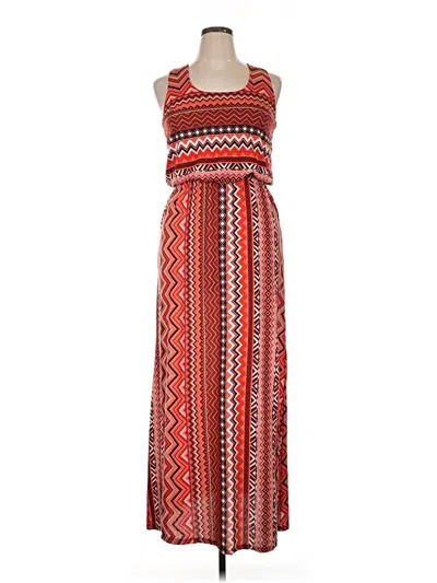 Pre-owned Derek Heart Casual Dress In Red