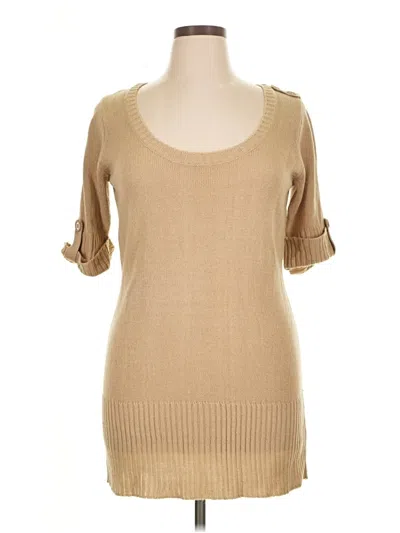 Pre-owned Derek Heart Casual Dress In Tan