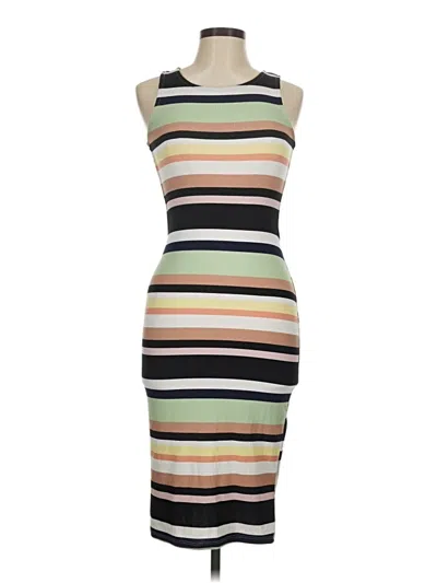 Pre-owned Derek Heart Casual Dress In Tan