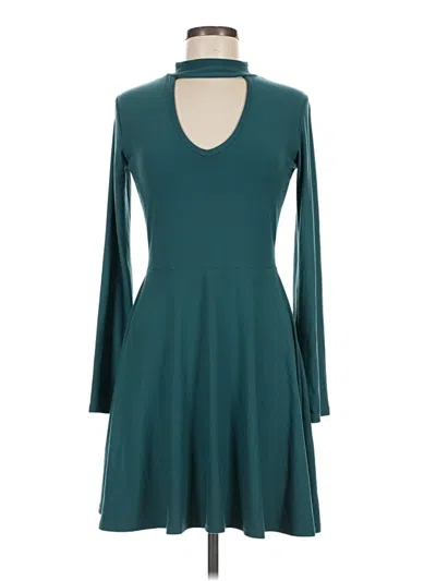 Pre-owned Derek Heart Casual Dress In Teal