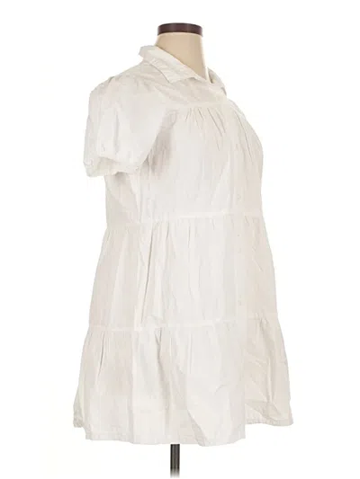 Pre-owned Derek Heart Casual Dress In White