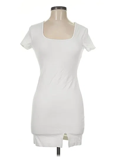 Pre-owned Derek Heart Casual Dress In White