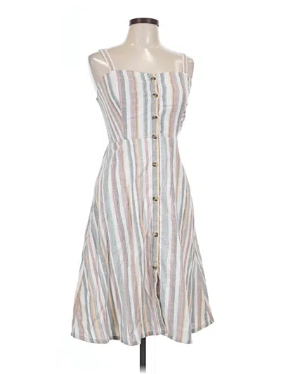 Pre-owned Derek Heart Casual Dress In White