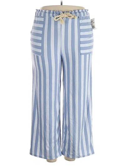 Derek Heart Casual Pants In Blue