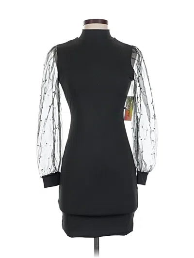 Pre-owned Derek Heart Cocktail Dress In Black