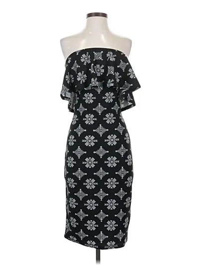 Pre-owned Derek Heart Cocktail Dress In Black