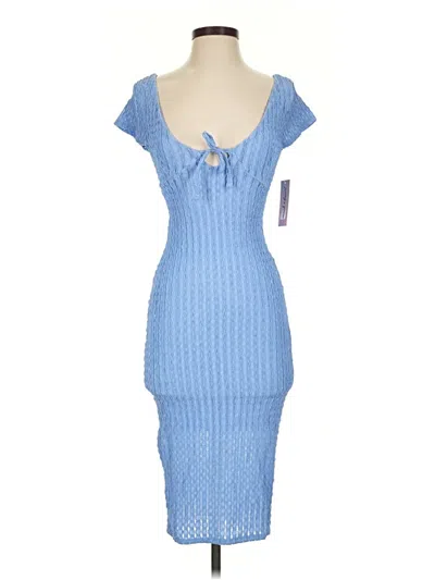 Pre-owned Derek Heart Cocktail Dress In Blue