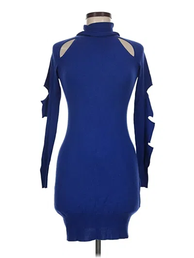 Pre-owned Derek Heart Cocktail Dress In Blue