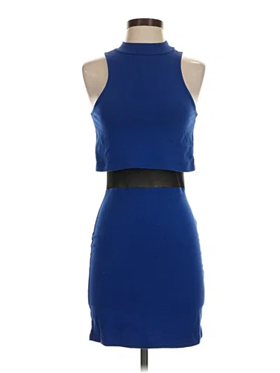 Pre-owned Derek Heart Cocktail Dress In Blue