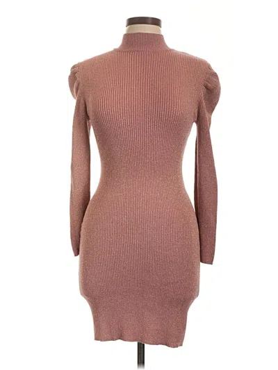 Pre-owned Derek Heart Cocktail Dress In Brown