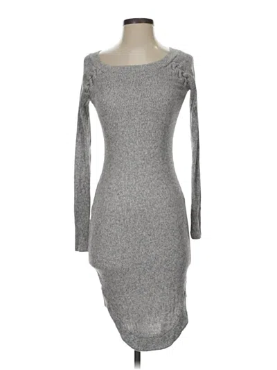 Pre-owned Derek Heart Cocktail Dress In Gray