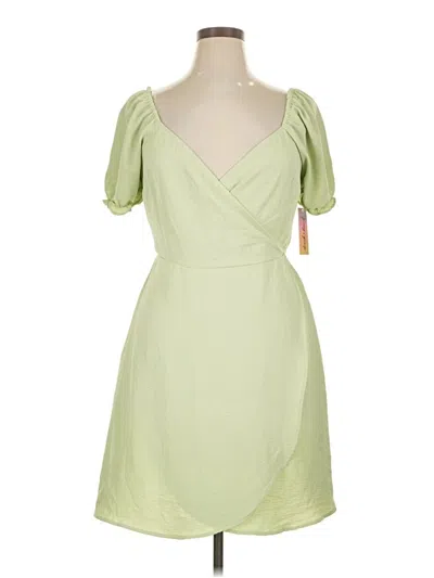 Derek Heart Cocktail Dress In Green