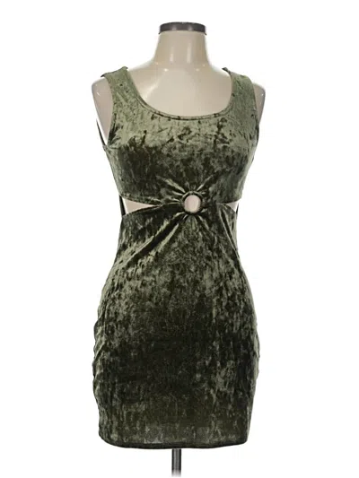 Pre-owned Derek Heart Cocktail Dress In Green