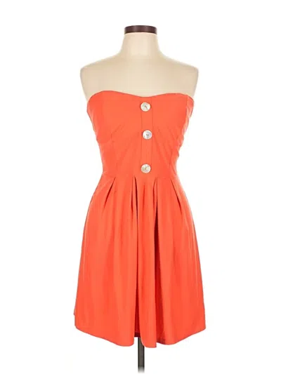 Pre-owned Derek Heart Cocktail Dress In Orange