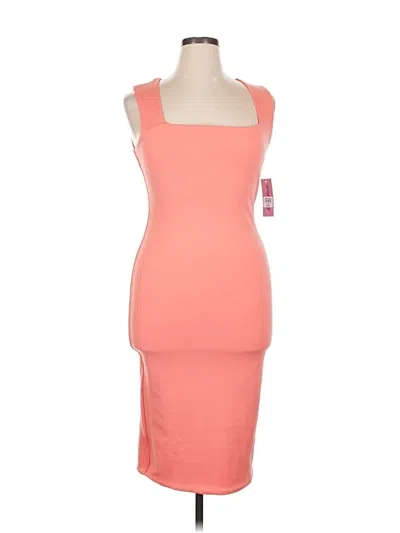 Derek Heart Cocktail Dress In Orange