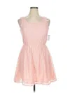 Derek Heart Cocktail Dress In Pink