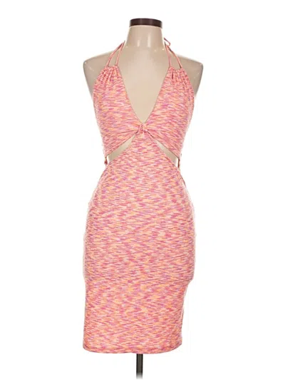 Pre-owned Derek Heart Cocktail Dress In Pink