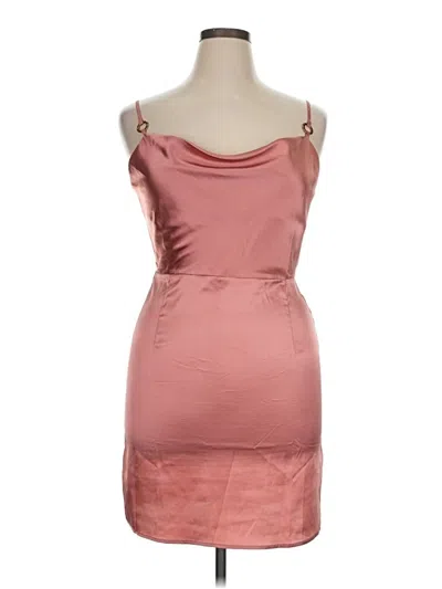 Pre-owned Derek Heart Cocktail Dress In Pink