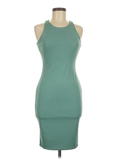 Pre-owned Derek Heart Cocktail Dress In Teal