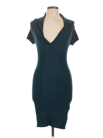 Pre-owned Derek Heart Cocktail Dress In Teal