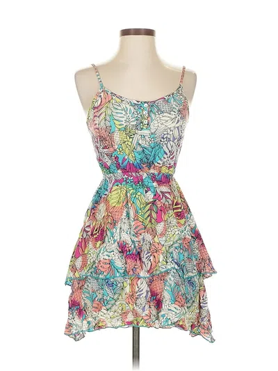 Pre-owned Derek Heart Cocktail Dress In White