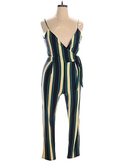 Pre-owned Derek Heart Jumpsuit In Green