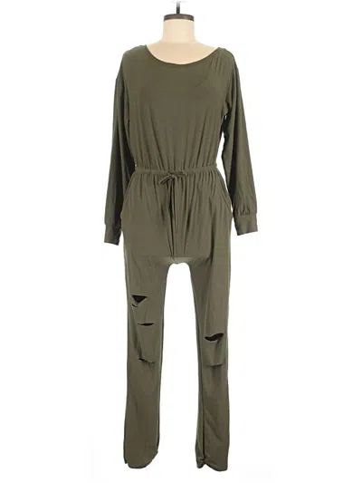 Pre-owned Derek Heart Jumpsuit In Green