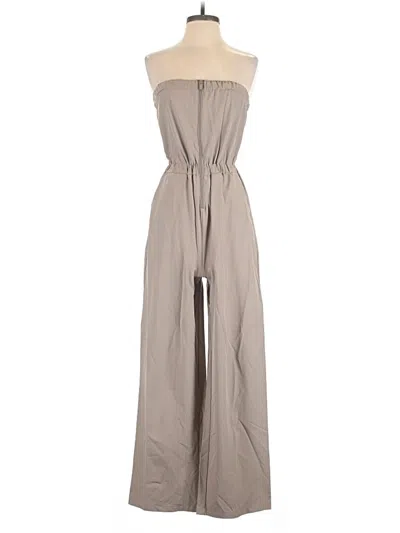 Pre-owned Derek Heart Jumpsuit In Tan