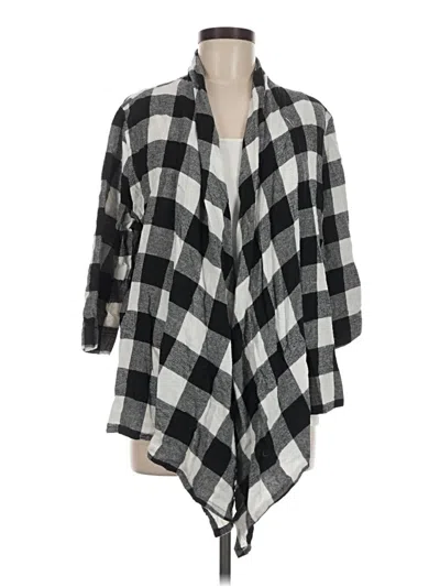 Pre-owned Derek Heart Kimono In Black