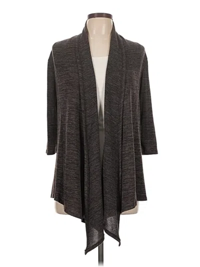 Pre-owned Derek Heart Kimono In Gray